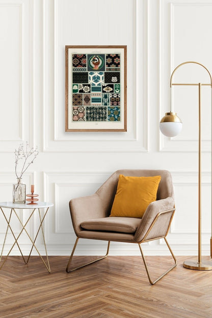 Motif Ahşap Çerçeveli Tablo 17 x 23