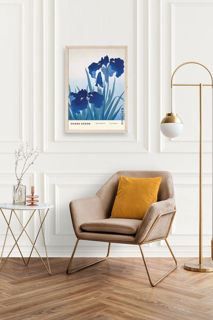 Ohara Koson Ahşap Çerçeveli Tablo 50 x 70