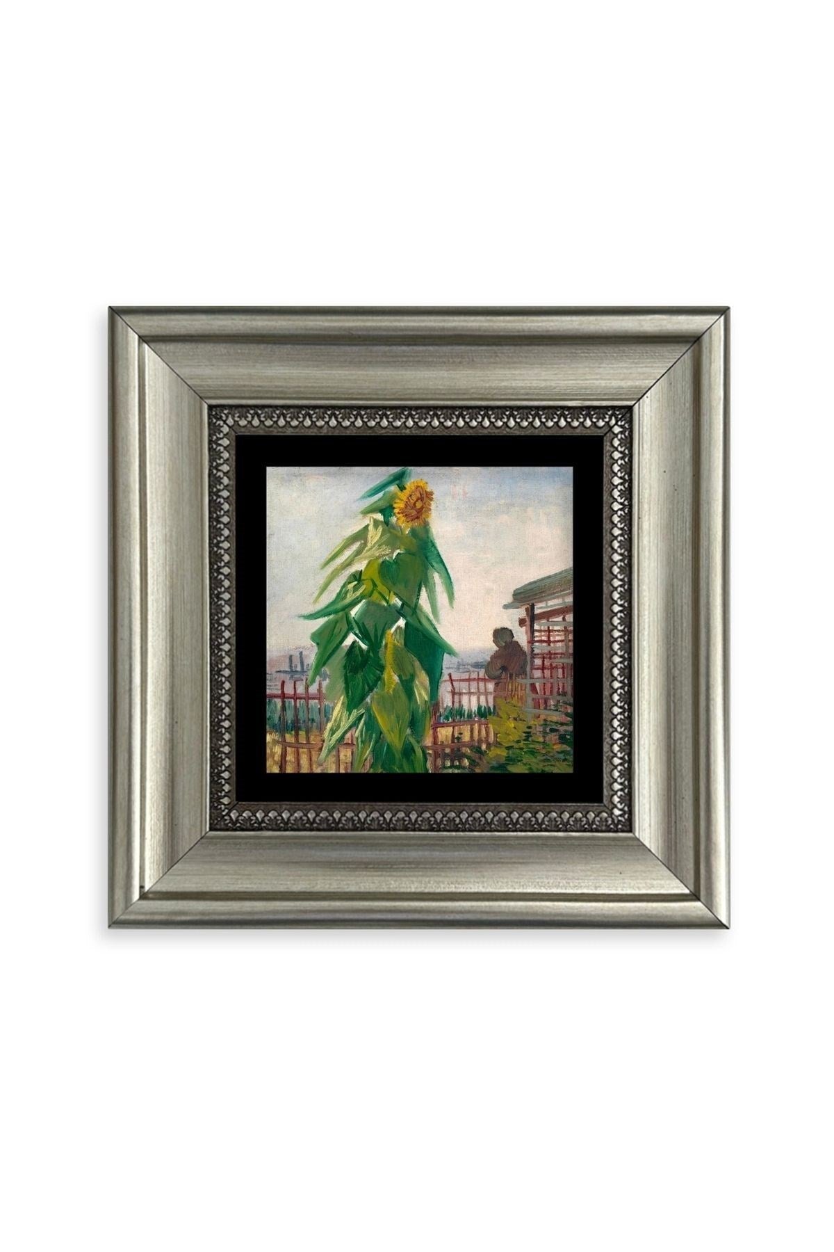 Van Gogh Çerçeveli Taş Tablo 20 cm