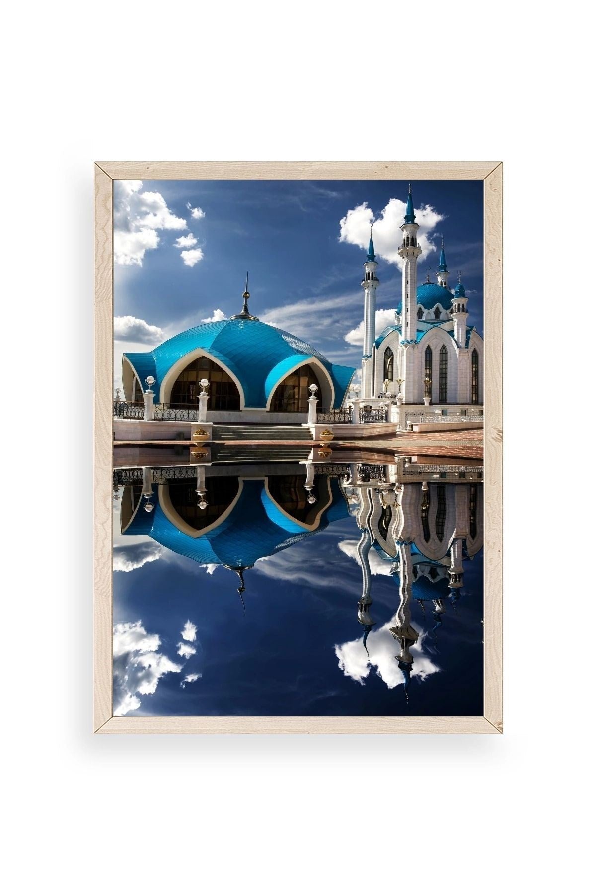 Kabe Camii Ahşap Çerçeveli Tablo 17 x 23