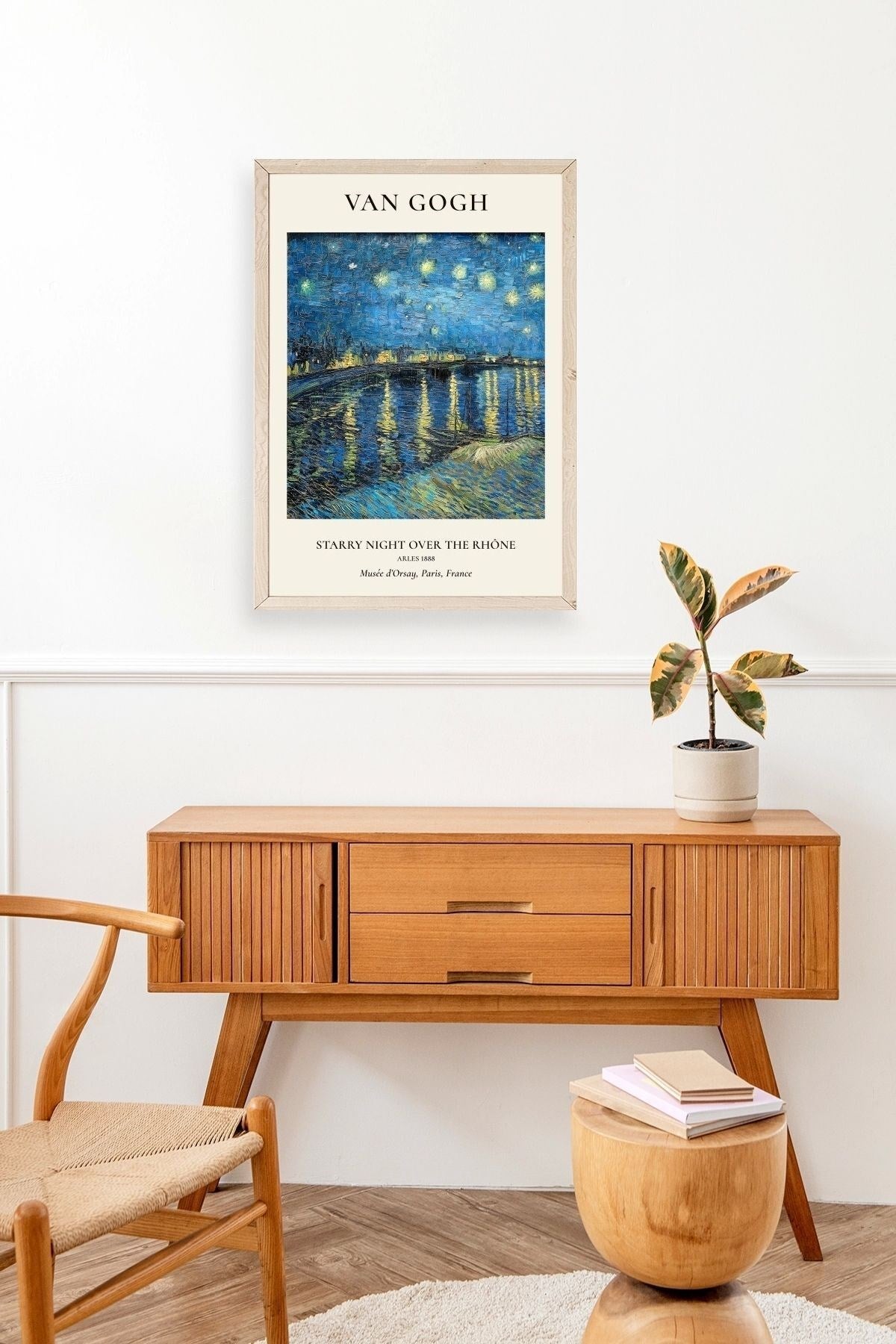 Van Gogh Ahşap Çerçeveli Tablo 50 x 70