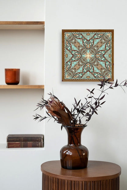 Motif Ahşap Çerçeveli Tablo 50 x 50