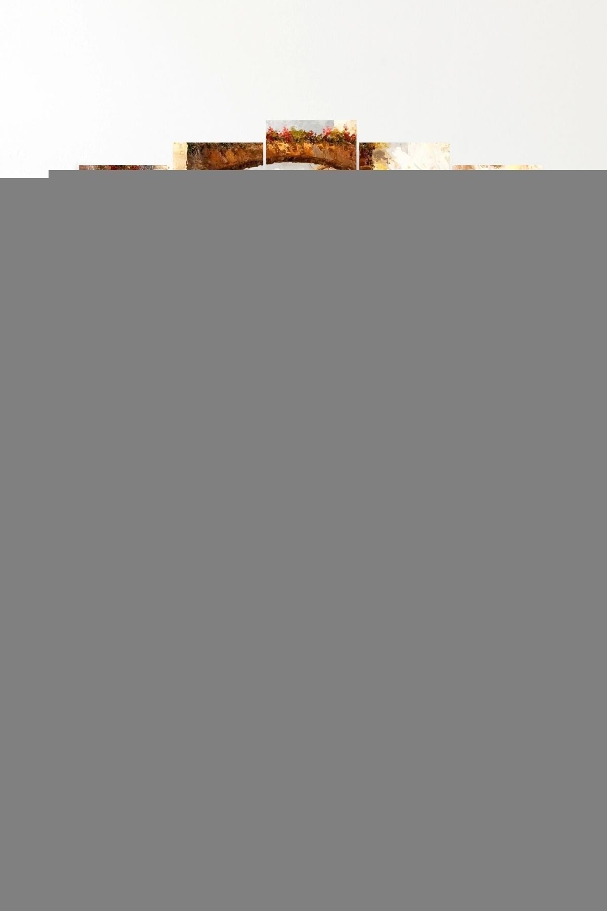 Sonbahar Manzara 5 Parçalı Mdf Tablo 60 x 100