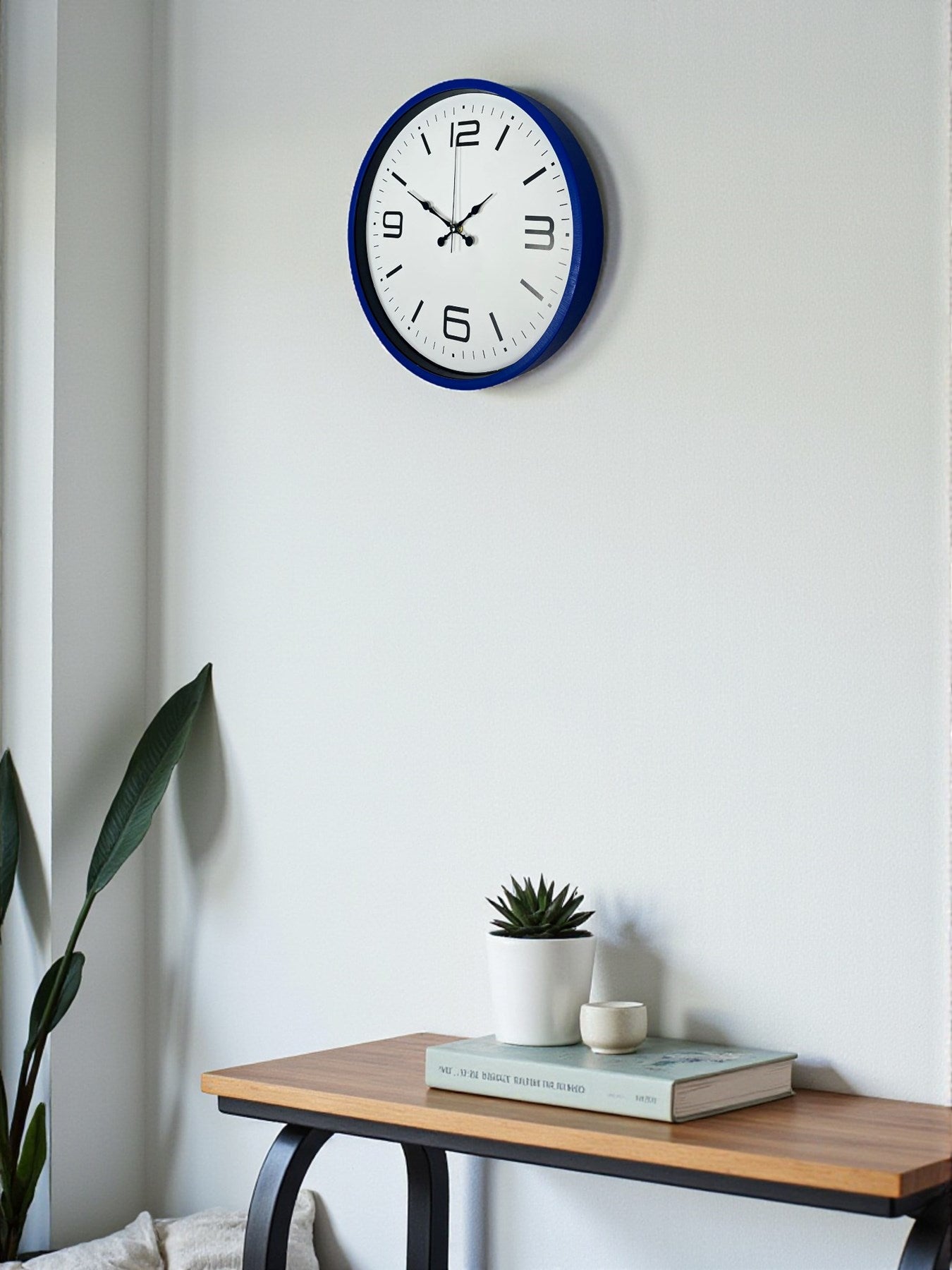 Zentime 36 Cm Lacivert Dekoratif Duvar Saati