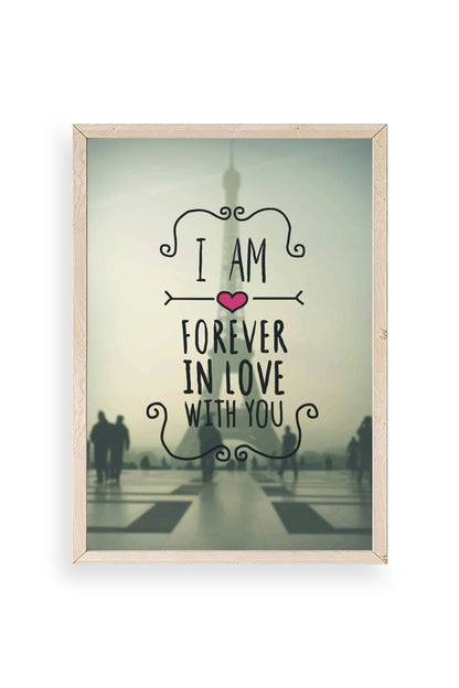 Motto Ahşap Çerçeveli Tablo 50 x 70