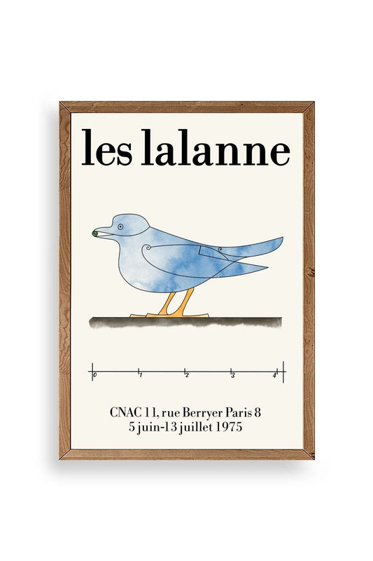 Les Lalanne Ahşap Çerçeveli Tablo 17 x 23