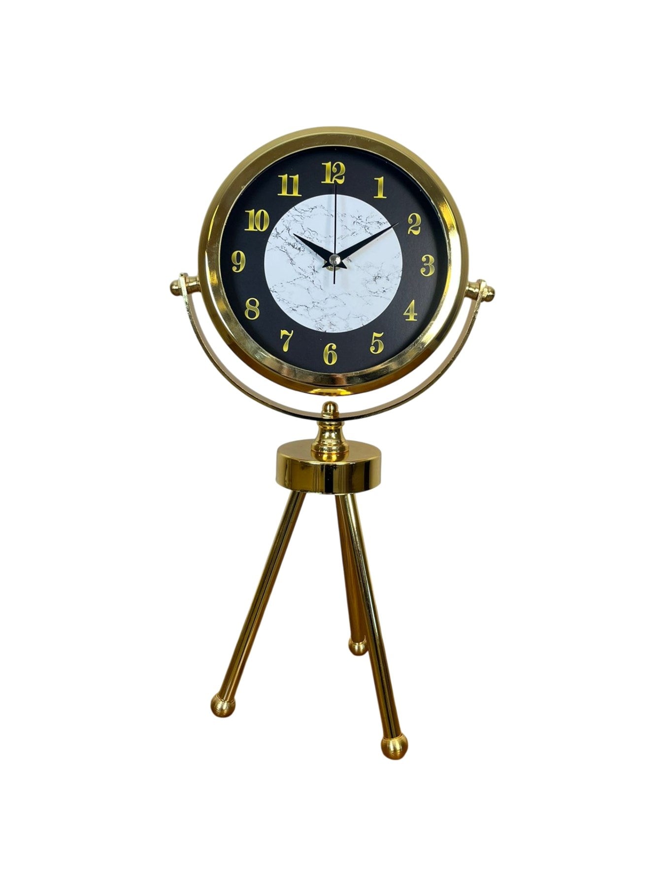 Zentime Gold Lüks Üç Ayaklı Masa Saati
