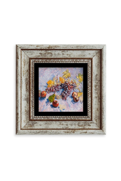 Van Gogh Çerçeveli Taş Tablo 20 cm