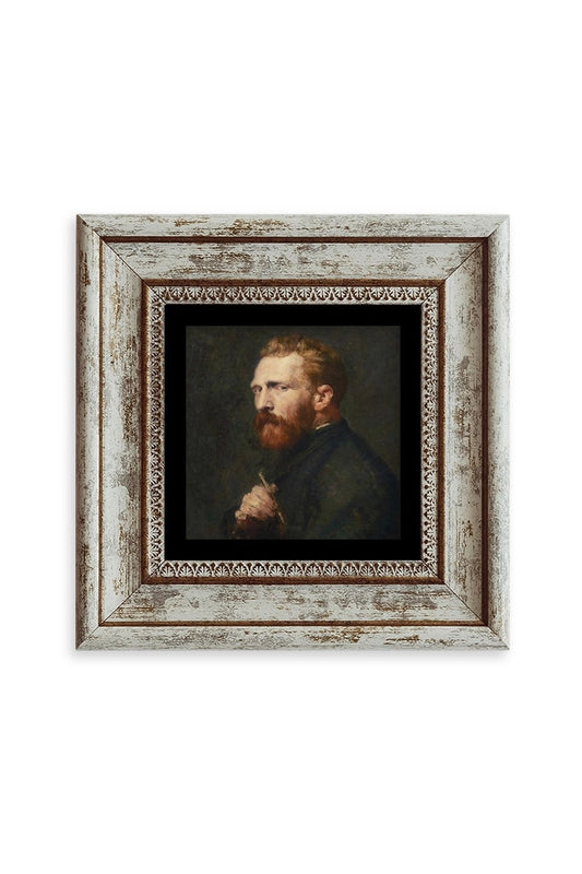 Van Gogh Çerçeveli Taş Tablo 20 cm