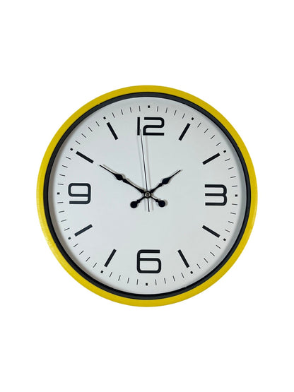 Zentime 36 Cm Sarı Dekoratif Duvar Saati