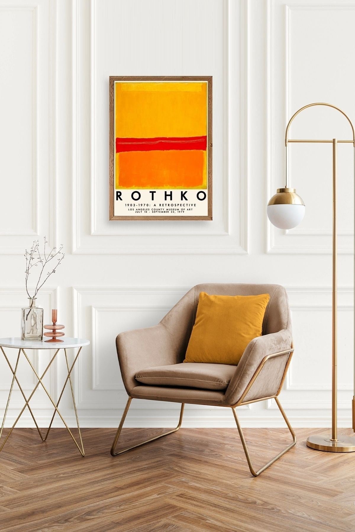 Rothko Ahşap Çerçeveli Tablo 30 x 42