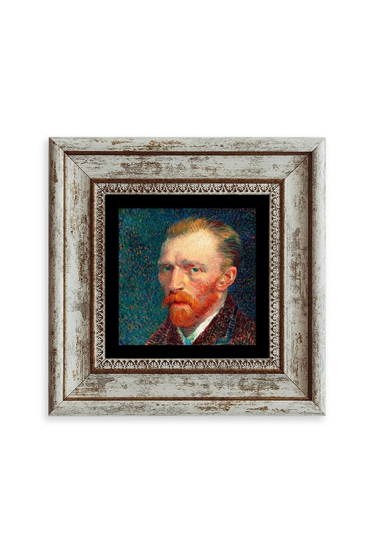 Van Gogh Çerçeveli Taş Tablo 20 cm