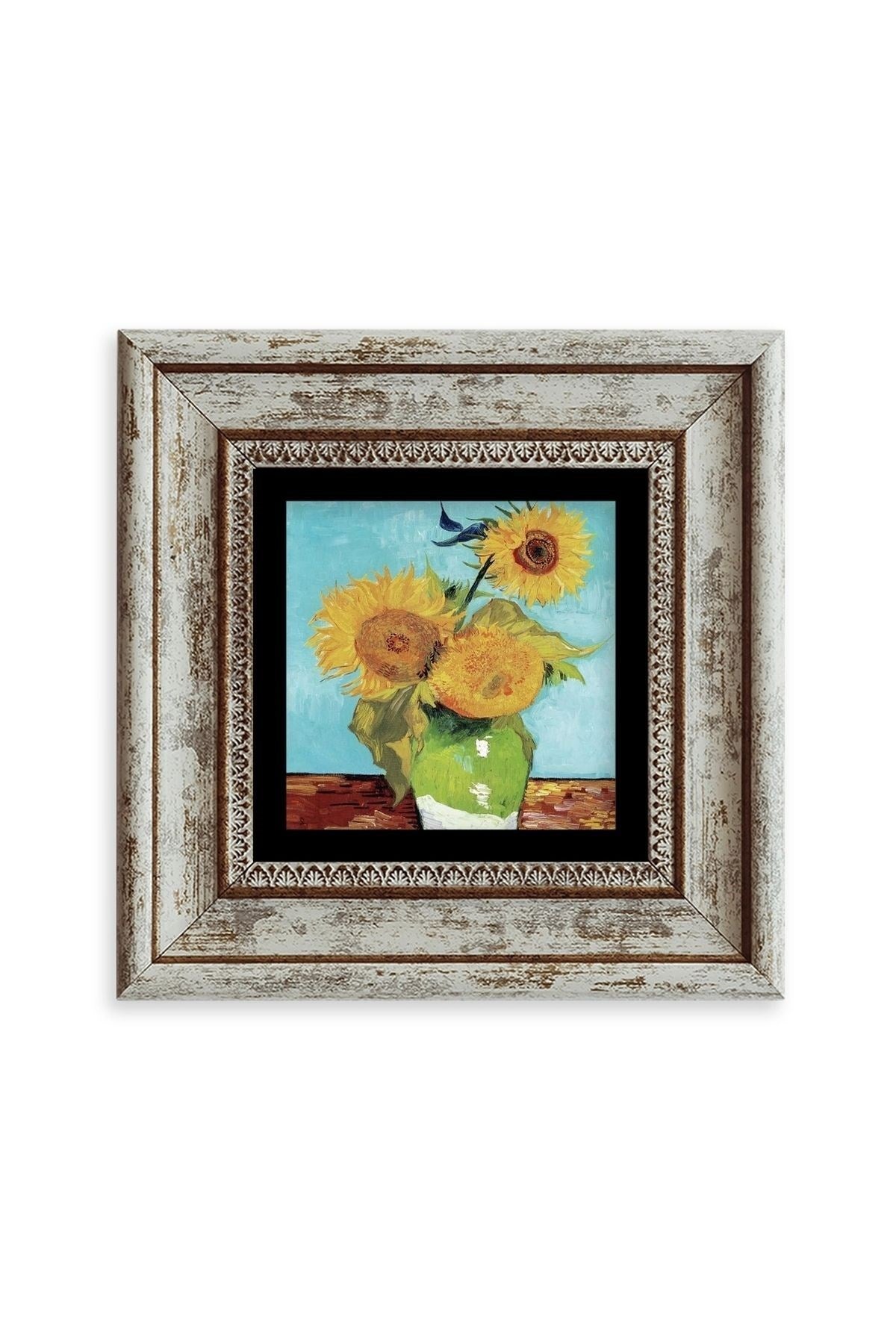 Van Gogh Çerçeveli Taş Tablo 20 cm