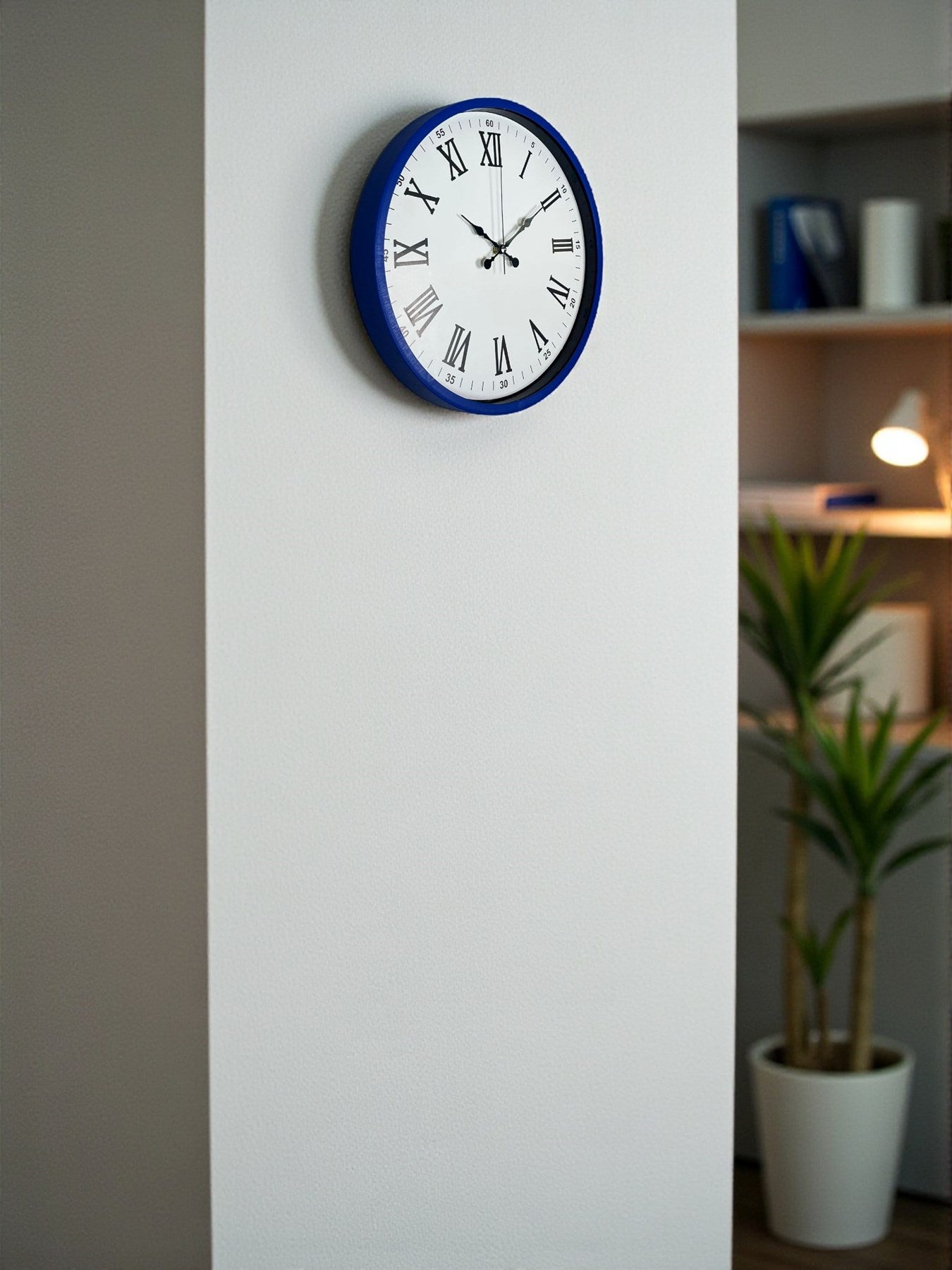 Zentime 36 Cm Lacivert Dekoratif Duvar Saati