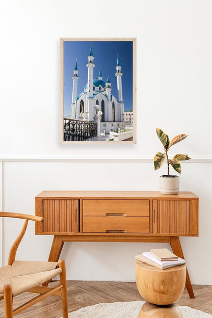 Kabe Camii Ahşap Çerçeveli Tablo 17 x 23