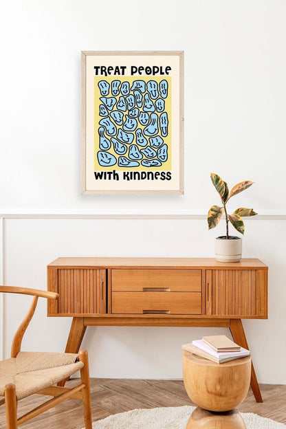 Motto Ahşap Çerçeveli Tablo 23 x 30