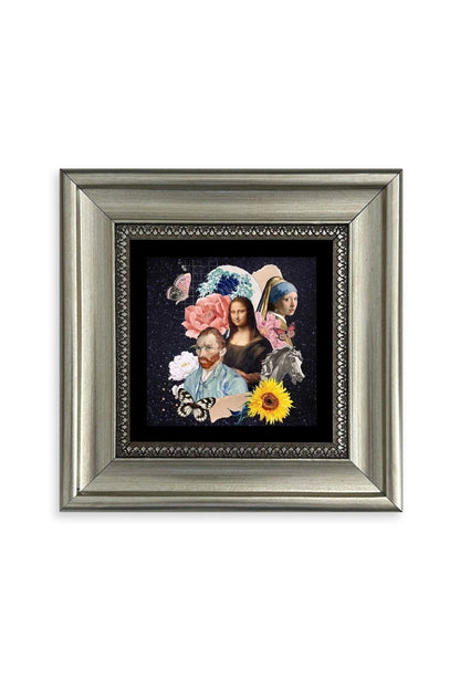 Van Gogh Çerçeveli Taş Tablo 20 cm