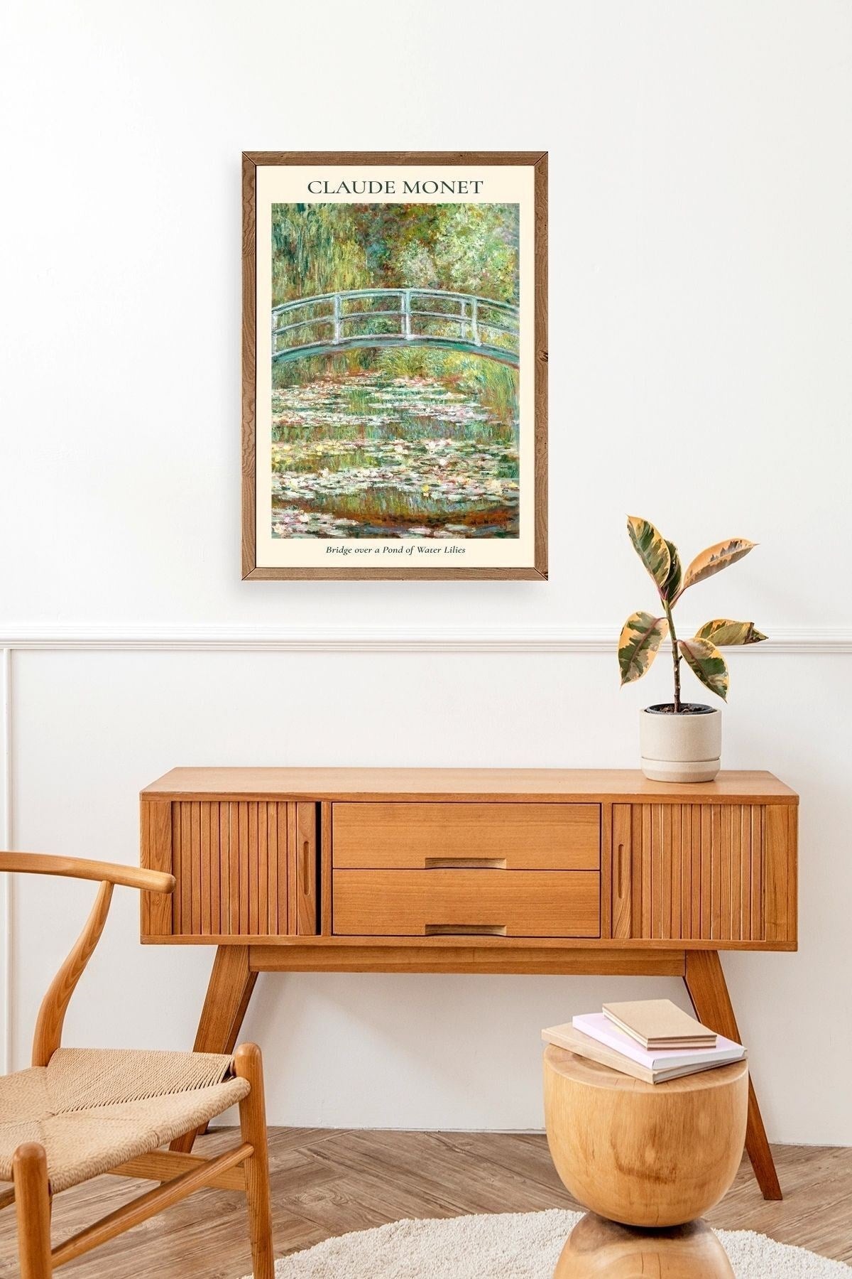 Claude Monet Ahşap Çerçeveli Tablo 50 x 70