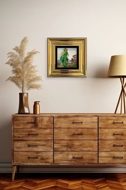 Van Gogh Çerçeveli Taş Tablo 20 cm