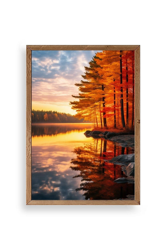 Manzara Ahşap Çerçeveli Tablo 30 x 42