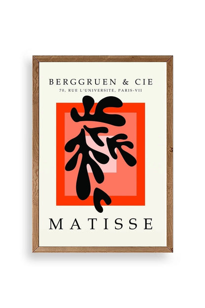 Modern Ahşap Çerçeveli Tablo 17 x 23