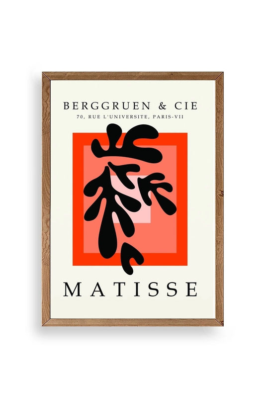 Modern Ahşap Çerçeveli Tablo 17 x 23