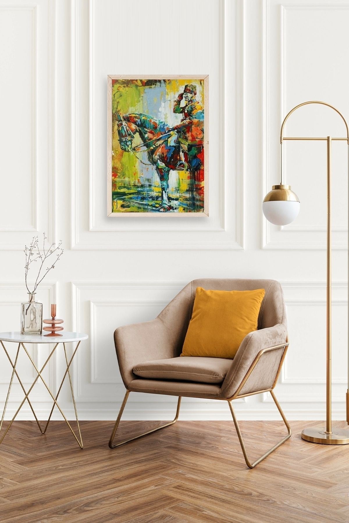 Atatürk Ahşap Çerçeveli Tablo 17 x 23