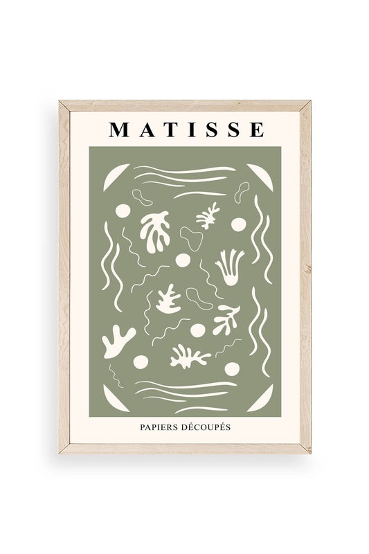 Henri Matisse Ahşap Çerçeveli Tablo 23 x 30