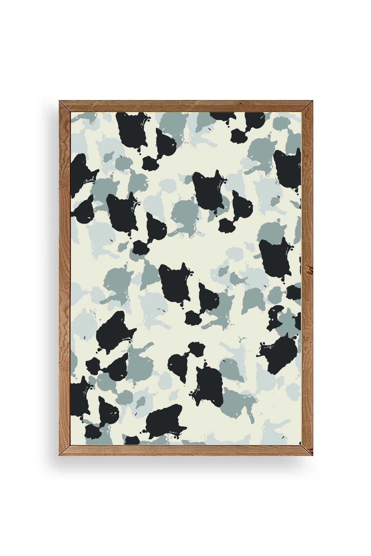 Desen Ahşap Çerçeveli Tablo 17 x 23