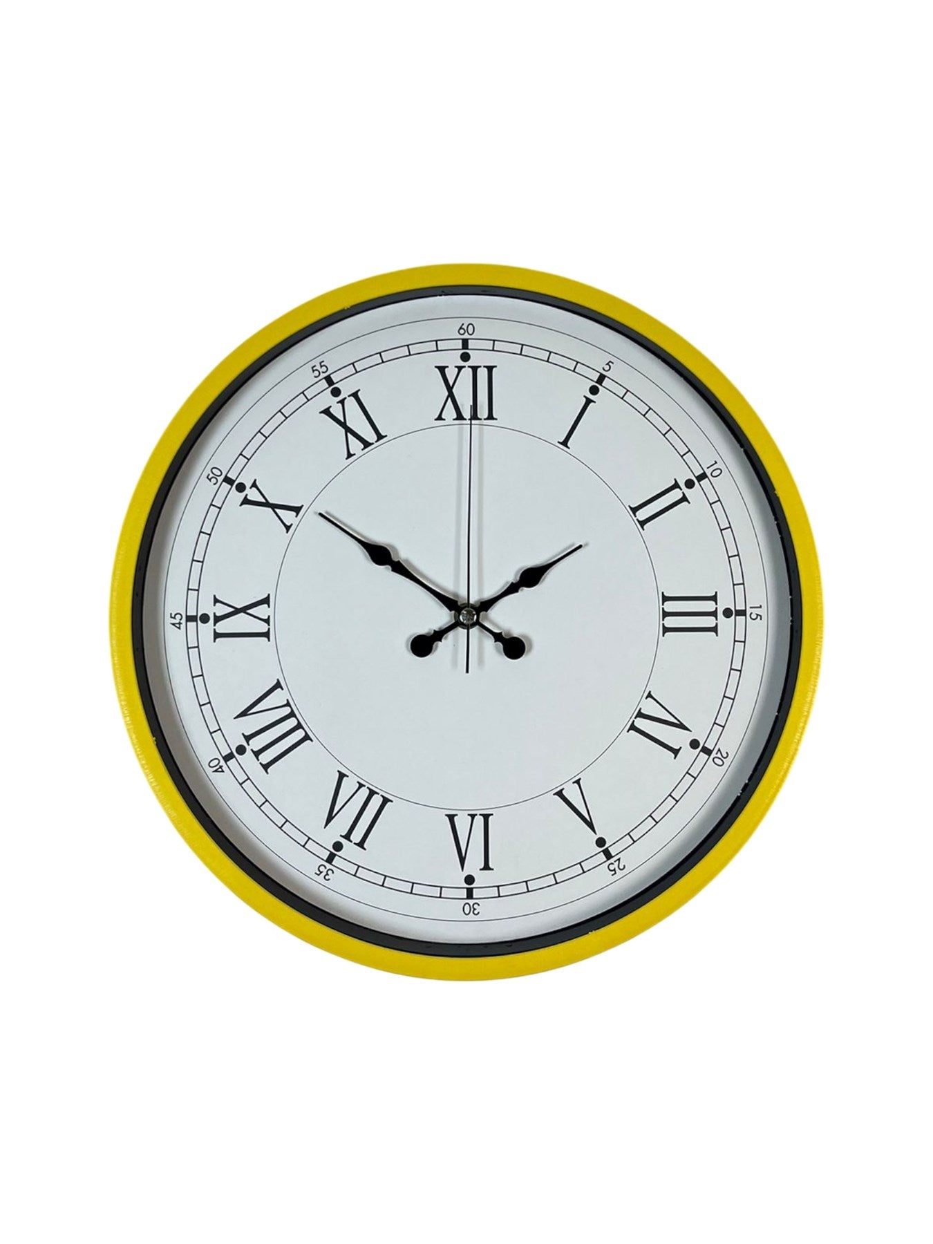 Zentime 36 Cm Sarı Dekoratif Duvar Saati