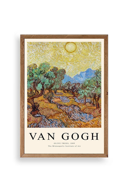 Van GOgh Ahşap Çerçeveli Tablo 50 x 70