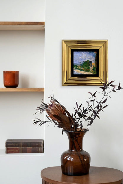 Van Gogh Çerçeveli Taş Tablo 20 cm