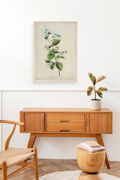 Çiçek Ahşap Çerçeveli Tablo 50 x 70