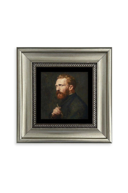 Van Gogh Çerçeveli Taş Tablo 20 cm