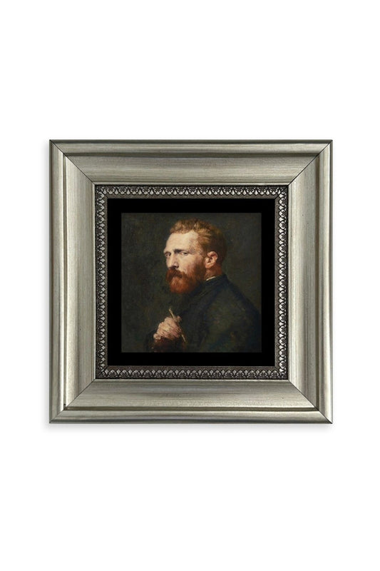 Van Gogh Çerçeveli Taş Tablo 20 cm