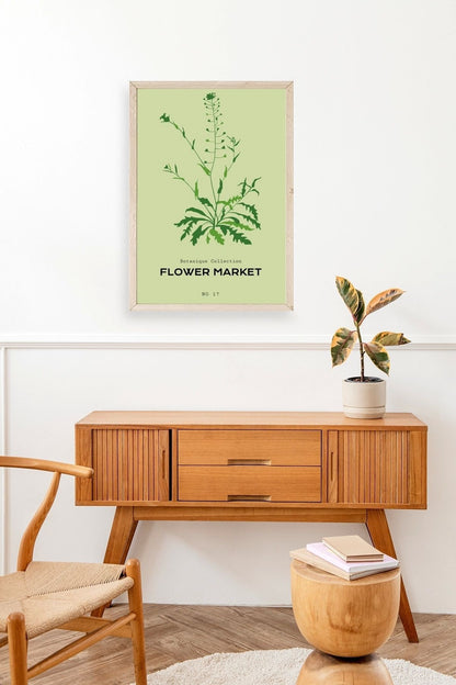 Çiçek Ahşap Çerçeveli Tablo 23 x 30