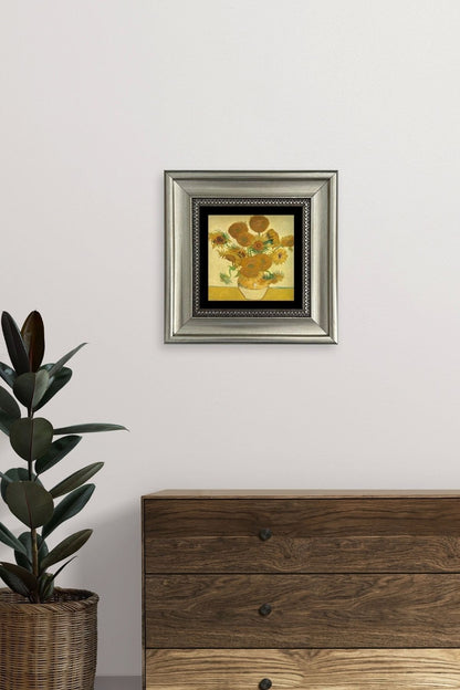 Van Gogh Çerçeveli Taş Tablo 20 cm