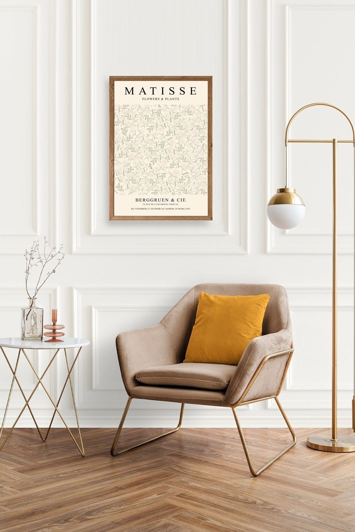 Matisse Ahşap Çerçeveli Tablo 50 x 70