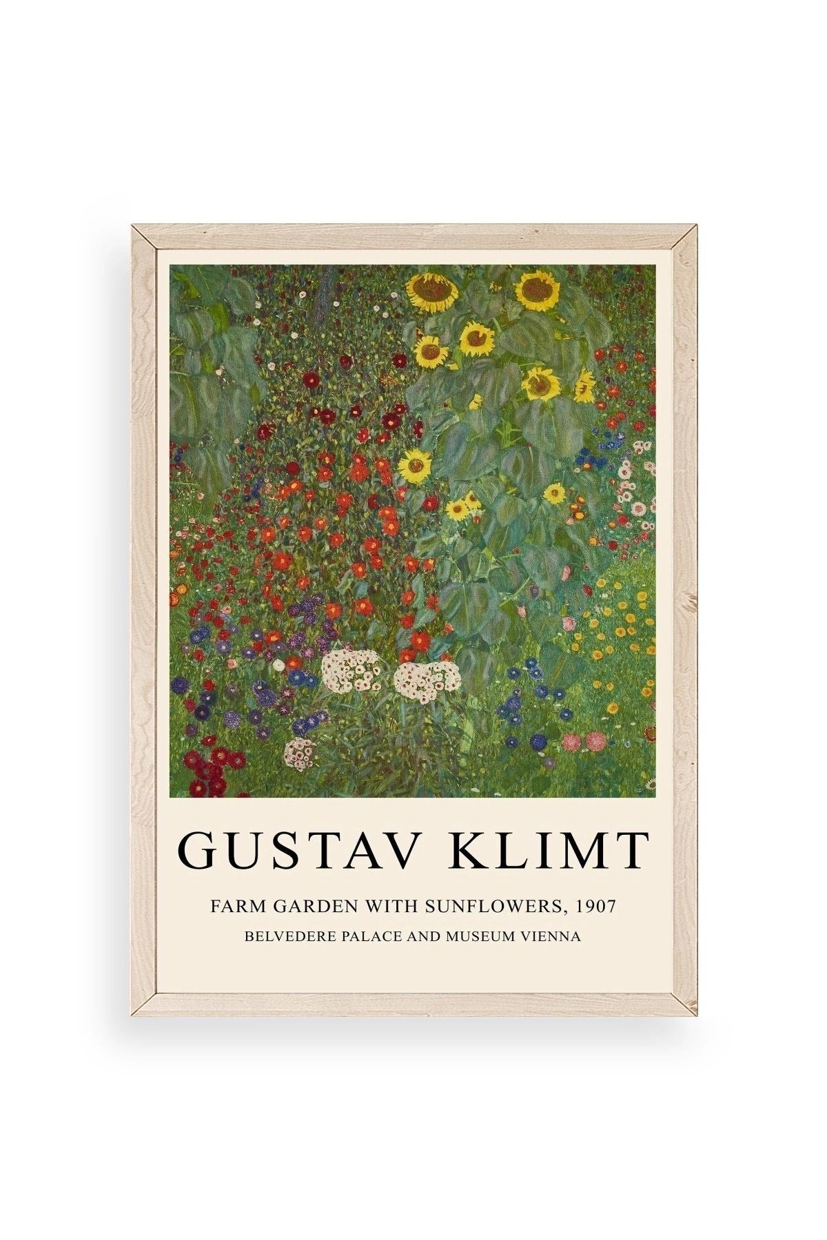 Gustav Klimt Ahşap Çerçeveli Tablo 23 x 30