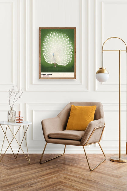 Ohara Koson Ahşap Çerçeveli Tablo 17 x 23