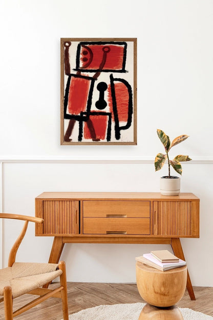 Paul Klee Ahşap Çerçeveli Tablo 17 x 23