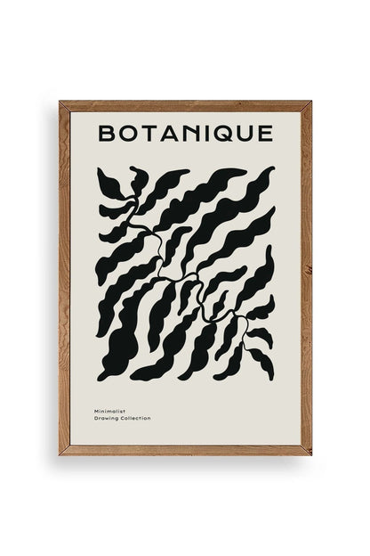 Soyut Ahşap Çerçeveli Tablo 17 x 23