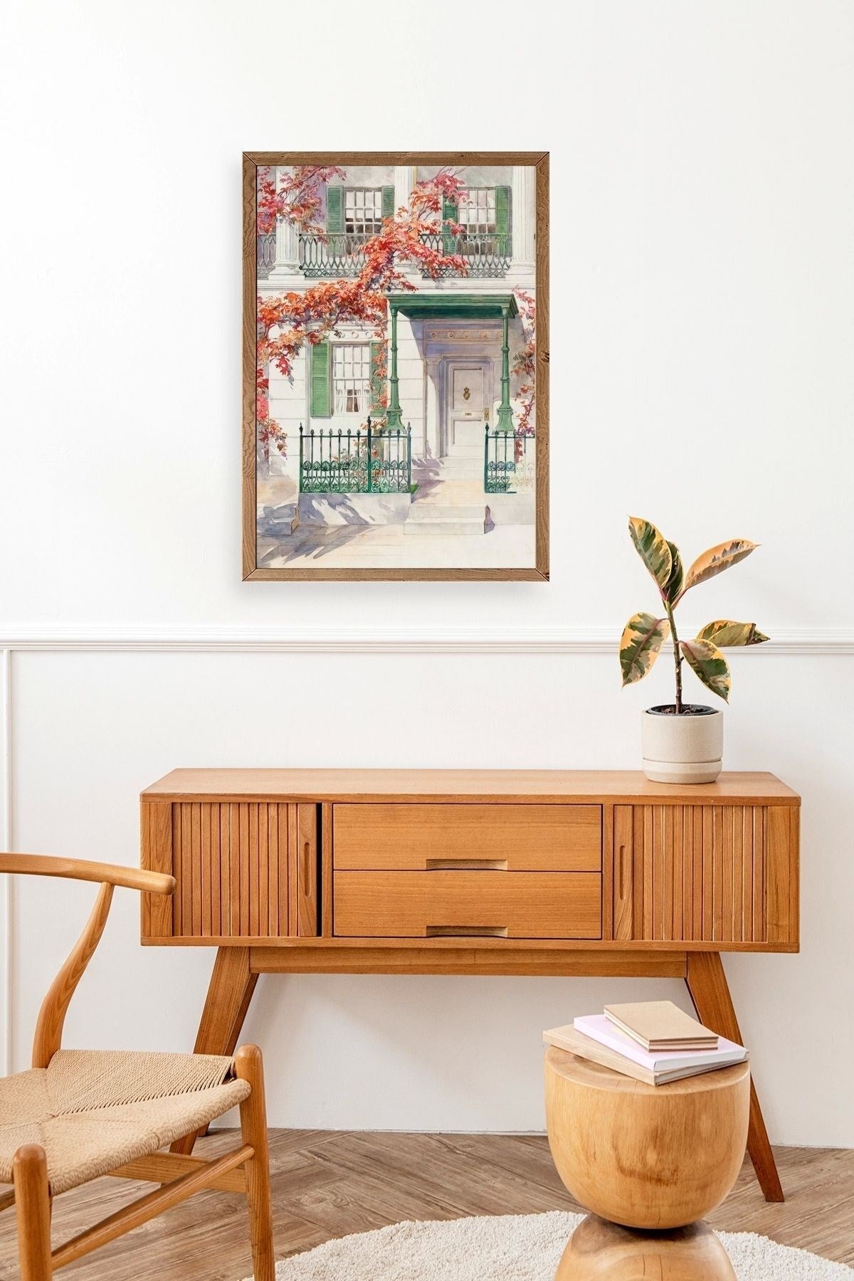 Gilbert Sackerman Ahşap Çerçeveli Tablo 30 x 42