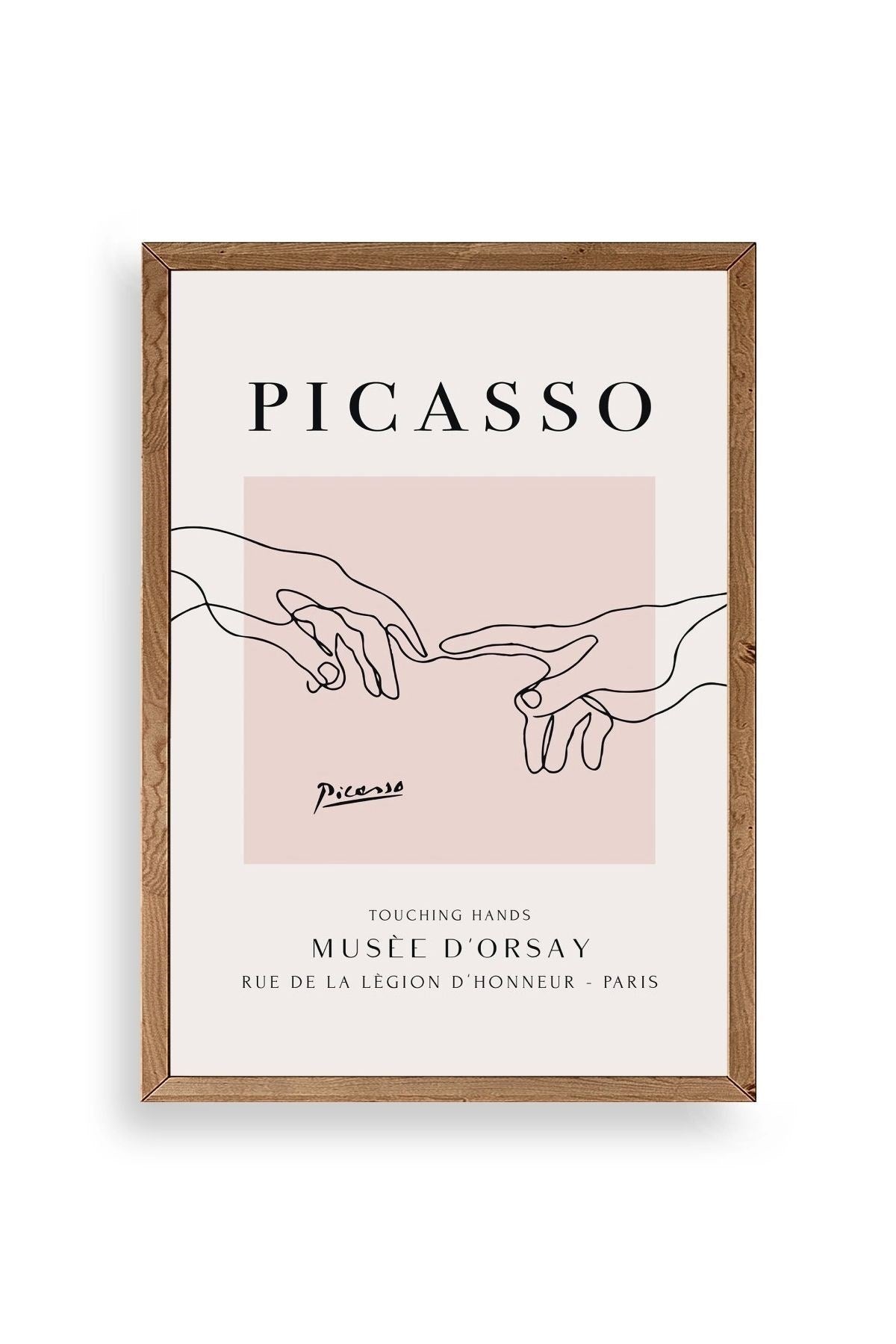 Picasso Ahşap Çerçeveli Tablo 17 x 23