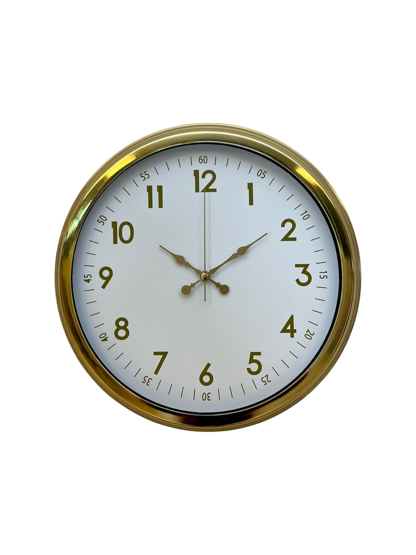 Zentime 40 Cm Gold Lüks Duvar Saati