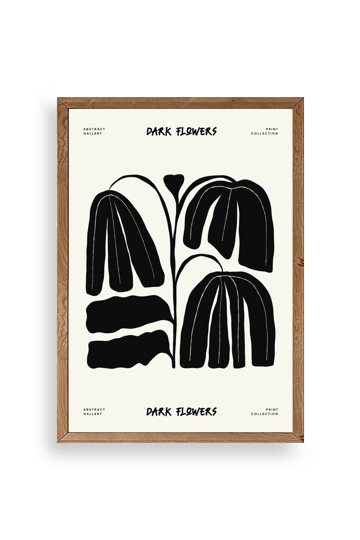 Çiçek Ahşap Çerçeveli Tablo 23 x 30