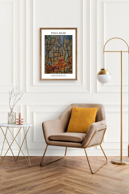 Paul Klee Ahşap Çerçeveli Tablo 17 x 23