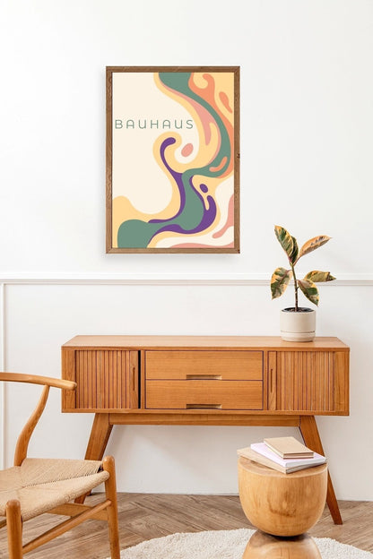Bauhaus Ahşap Çerçeveli Tablo 50 x 70
