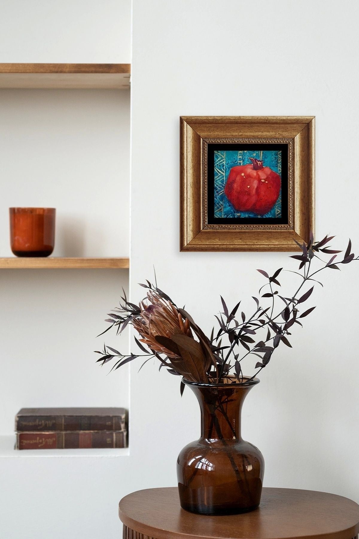 Bereket Narı Çerçeveli Taş Tablo 20 cm