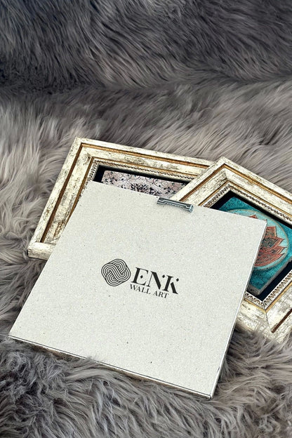 Bereket Duası Çerçeveli Taş Tablo 20 cm